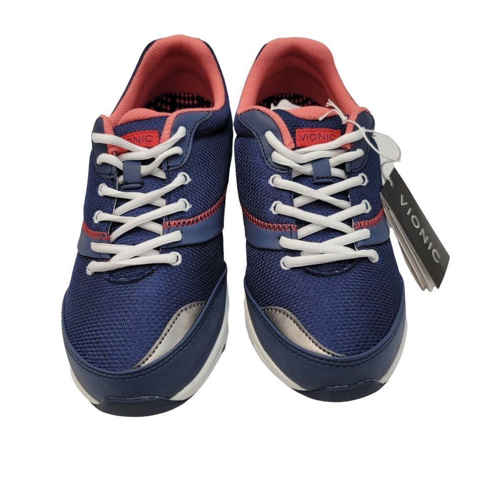 Vionic Womens Size 7 Sneakers Athetic Active New Blue Walking Shoes Running - Picture 9 of 11